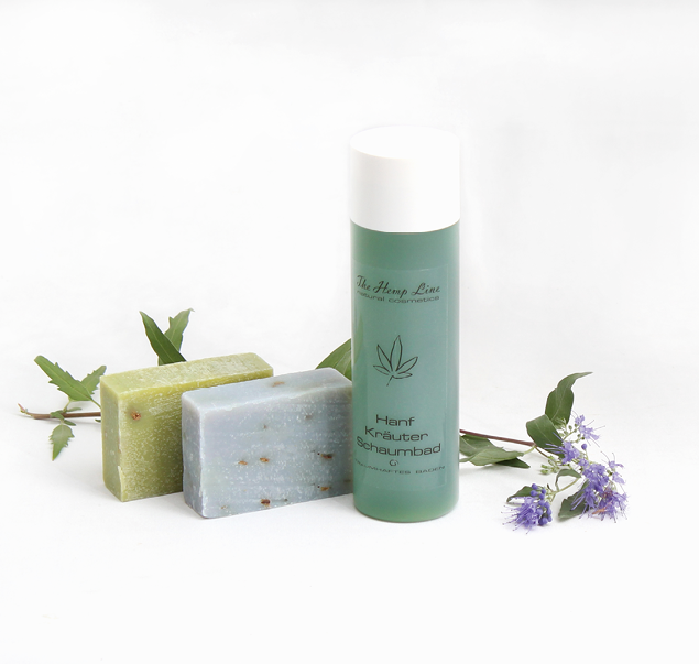 Kenner schwören auf die Wirkstoffe naturreiner Kosmetikprodukte aus Hanf. © Hemp International THL