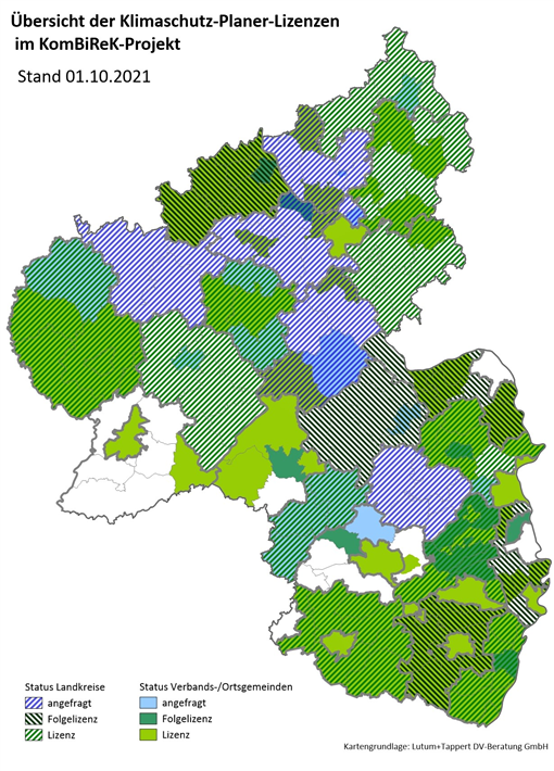 Zum Vergrößern auf die Karte klicken© Energieagentur Rheinland-Pfalz